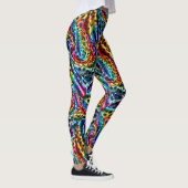 Rainbow Leopard Print Leggings | Psychedelic (Rechts)