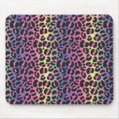 Rainbow Leopard Print Mousepad (Vorne)