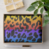 Rainbow Leopard Print Seidenpapier (Geschenk)