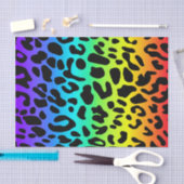 Rainbow Leopard Print Seidenpapier (Handwerk)