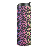 Rainbow Leopard Print Thermosbecher (Nach links gedreht)