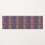 Rainbow Leopard Print Yogamatte (Rückseite (Horizontal))