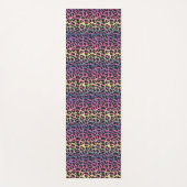Rainbow Leopard Print Yogamatte (Vorderseite)