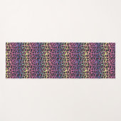 Rainbow Leopard Print Yogamatte (Vorderseite (Horizontal))