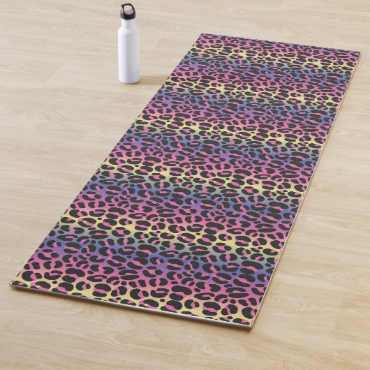 Rainbow Leopard Print Yogamatte (Beispiel)