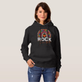 Rainbow-Leopard-Tes an den Testtagen Hoodie (Vorne ganz)