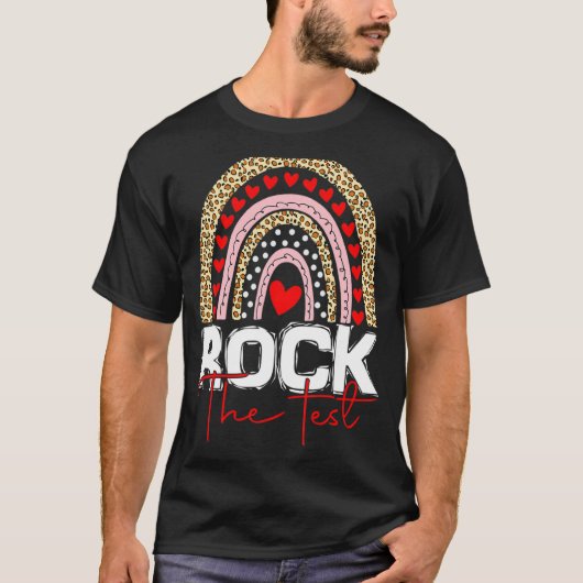 Rainbow-Leopard-Tes an den Testtagen T-Shirt (Vorderseite)