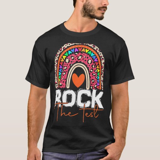 Rainbow-Leopard-Tes an den Testtagen T-Shirt (Vorderseite)