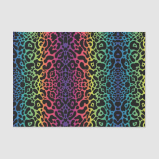 Rainbow Leopard Tissue Paper Seidenpapier