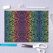 Rainbow Leopard Tissue Paper Seidenpapier (Handwerk)