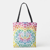 Rainbow-Leoparden Tasche (Rückseite)