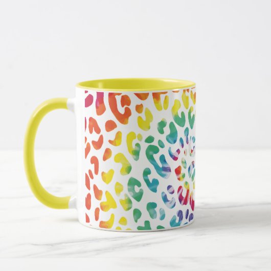 Rainbow-Leoparden Tasse (Links)