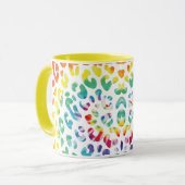 Rainbow-Leoparden Tasse (Vorderseite Links)