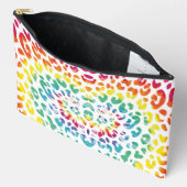 Rainbow-Leoparden Zubehörtasche (Offen)