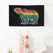 Rainbow Lesbian LGBT Gay Pride Banner (Insitu)
