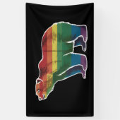 Rainbow Lesbian LGBT Gay Pride Banner (Vertikal)