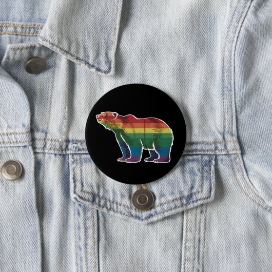 Rainbow Lesbian LGBT Gay Pride Button (Beispiel)