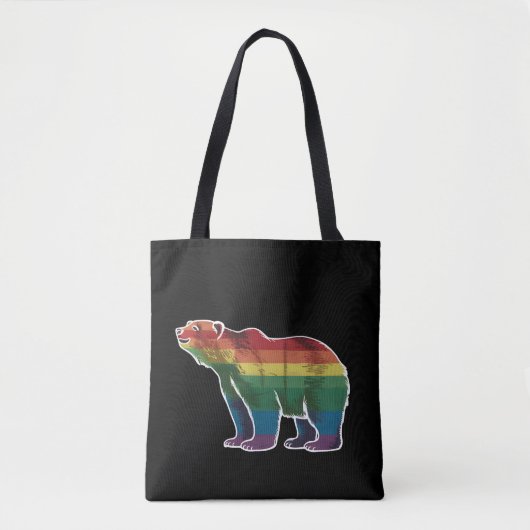 Rainbow Lesbian LGBT Gay Pride Tasche (Vorderseite)
