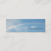 "Rainbow"-Lesezeichen Mini Visitenkarte (Vorderseite)