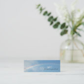 "Rainbow"-Lesezeichen Mini Visitenkarte (Stehend Vorderseite)