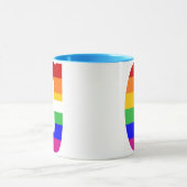 Rainbow Letter C Tasse (Zentrum)