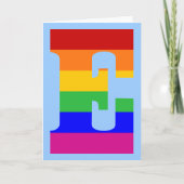 Rainbow Letter E (Vorderseite)