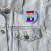 Rainbow Letter E Button (Beispiel)