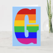 Rainbow Letter G (Vorderseite)