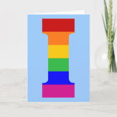 Rainbow Letter I (Vorderseite)