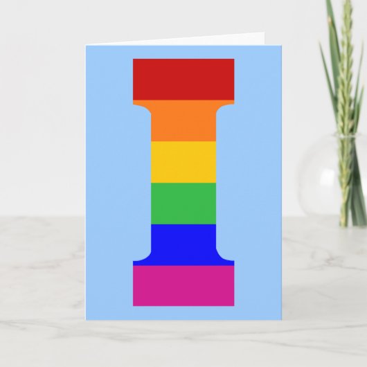 Rainbow Letter I (Vorderseite)