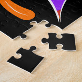 Rainbow Letter M Monogram Abstrakt Puzzle (Seite)