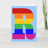 Rainbow Letter R (Vorderseite)