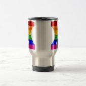 Rainbow Letter X Reisebecher (Mittel)