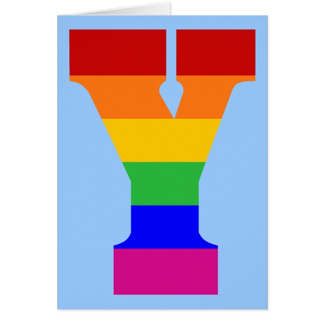 Rainbow Letter Y (Vorne)