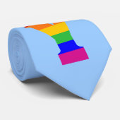 Rainbow Letter Y Krawatte (Gerollt)