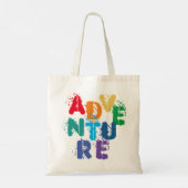 Rainbow Letters Tragetasche (Rückseite)