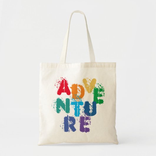 Rainbow Letters Tragetasche (Vorne)