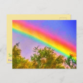 RAINBOW LG Postkarte (Vorne/Hinten)