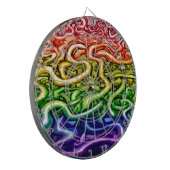 Rainbow LGBQT Dartscheibe (Vorderseite Links)