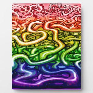 Rainbow LGBQT Fotoplatte