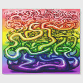 Rainbow LGBQT Geschenkpapier (Flach)