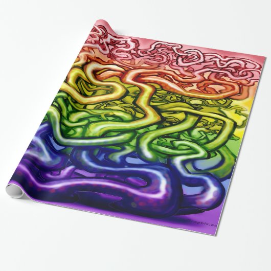 Rainbow LGBQT Geschenkpapier (Ungerollt)