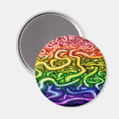 Rainbow LGBQT Magnet (Vorderseite/Rückseite)