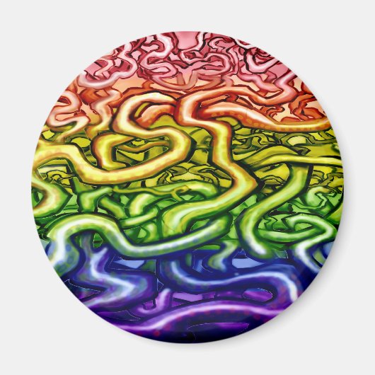 Rainbow LGBQT Magnet (Vorne)