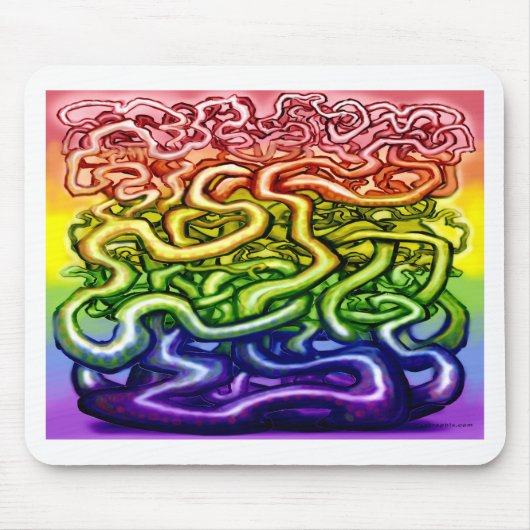 Rainbow LGBQT Mousepad (Vorne)