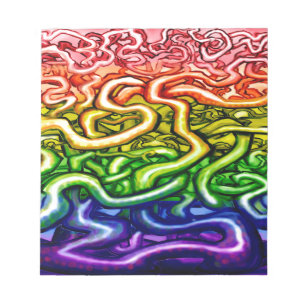 Rainbow LGBQT Notizblock