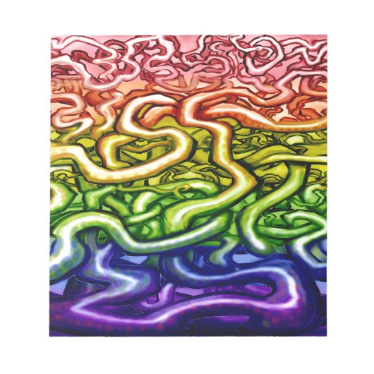 Rainbow LGBQT Notizblock (Vorderseite)
