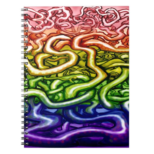 Rainbow LGBQT Notizblock (Vorderseite)