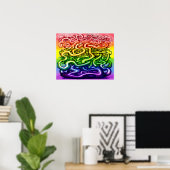 Rainbow LGBQT Poster (Heimbüro)