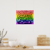 Rainbow LGBQT Poster (Küche)